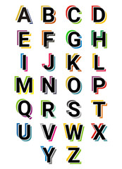 Poster - Alphabet double line