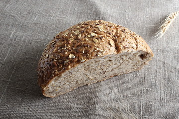 multi-grain bread and ears