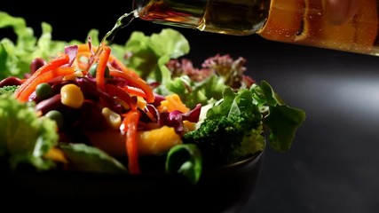 Canvas Print - Fresh vegetables salad