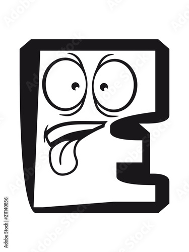 E Buchstabe Name Schreiben Cartoon Comic Gesicht Lustig Lebendig Logo Cool Abc Buy This Stock Illustration And Explore Similar Illustrations At Adobe Stock Adobe Stock