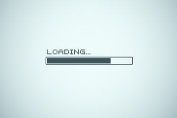 Poster - Loading bar illustration