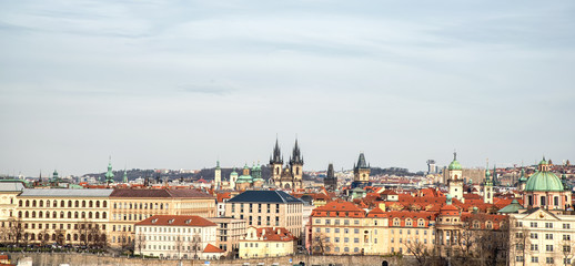 Wall Mural - Cityscape of old town in Prague, Czech Republic