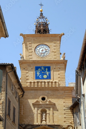 Fotografie, Obraz Tour de l'Horloge (XVIIe), Ville de Salon de Provence, département des Bouches-d