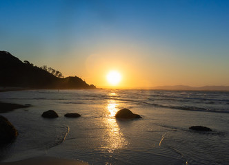 Wall Mural - Sunset on the beach in Byron Bay, Australia