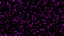 Pink Dots Grow And Shrink In Size, Abstract Animation, Loop, HD, 1080