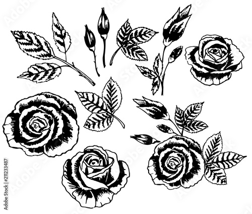 old school black and white