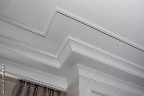 Detail Of Intricate Corner Crown Molding A Detail Of Corner