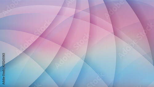 Soft Blue And Pink Abstract Sunset Background With Dotted Halftone