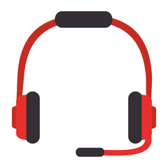 Poster - headset device isolated icon