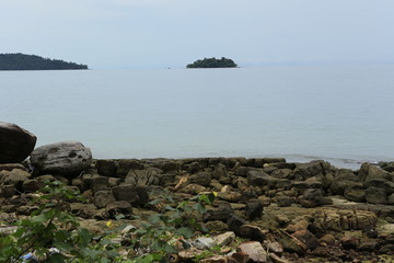 Canvas Print - Paysage de l'île de Koh Rong au Cambodge