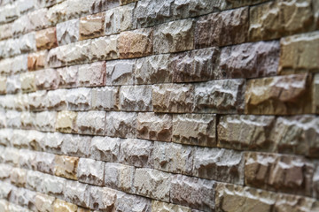 Wall Mural - brown brick wall background texture outdoor exterior