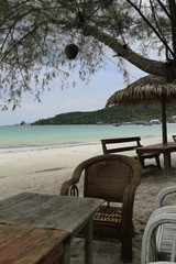 Canvas Print - Paysage tropical de l'île de Koh Rong au Cambodge