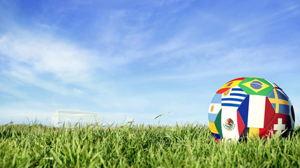 France team soccer ball for russia sport event