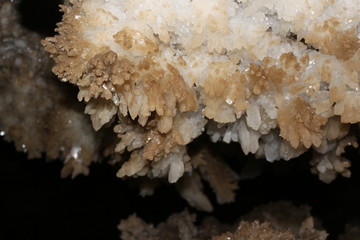 Amazing crystals in a karst cave