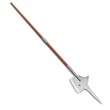 © 2dmolier - Halberd Pole Weapon on white. 3D illustration