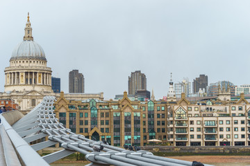 Sticker - St Paul's cathedral and London cityscape, UK