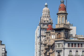 Wall Mural - Palacio Barolo (Barolo Palace) and La Inmobiliaria building towers - Buenos Aires, Argentina