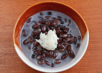 Wall Mural -  Sweet Sticky Rice with Black Beans in Coconut Milk