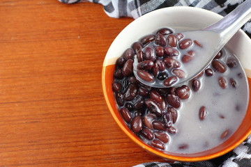 Wall Mural -  Sweet Sticky Rice and Black Beans in Coconut Milk