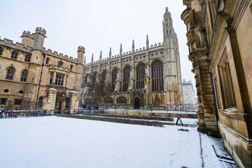 Sticker - Kings Chapel in Cambridge