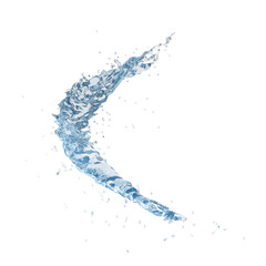 Leinwandbilder - 3d render of liquid splash