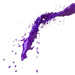 Leinwandbilder - 3d render of liquid splash