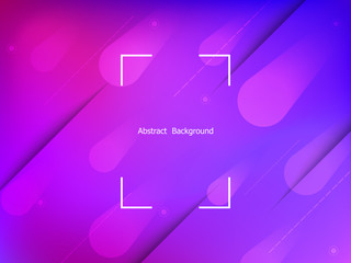 Canvas Print - minimal geometric background. dynamic shapes composition. vector illustration