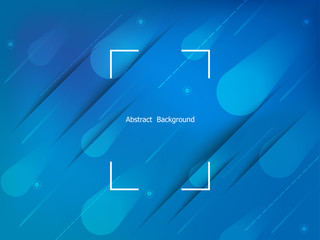 Canvas Print - minimal geometric background. dynamic shapes composition. vector illustration