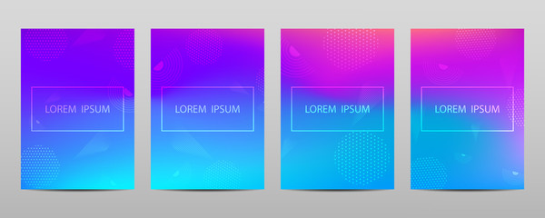 Wall Mural - covers with minimal design. geometric backgrounds for your design. vector template.