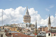 Galata Tower And Minarets With Several Buildings, Istanbul, Turkey