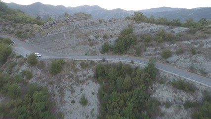 Wall Mural - drone footage on italian hills