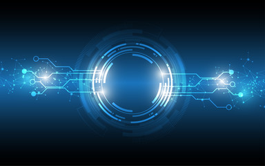Wall Mural - abstract technology background hi-tech communication concept innovation background vector illustrati
