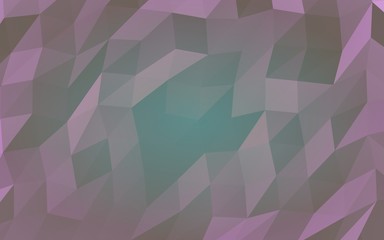 Abstract triangle geometrical purple background. Geometric origami style with gradient. 3D illustration