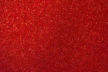 beautiful red glitter macro abstract background with bokeh
