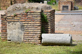 Fototapeta Do przedpokoju - Rome,  view and details of the archaeological area of the Roman Forums