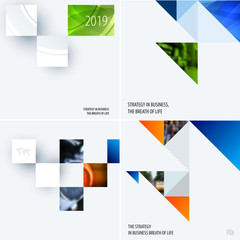 Wall Mural - abstract design of colourful vector elements for modern background with rectangular shapes for busin