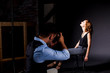 © oksix - Studio photosession process