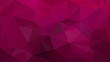 vector abstract irregular polygonal background - triangle low poly pattern - claret burgundy maroon magenta rasberry red pink color