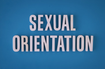 Wall Mural - Sexual orientation sign lettering