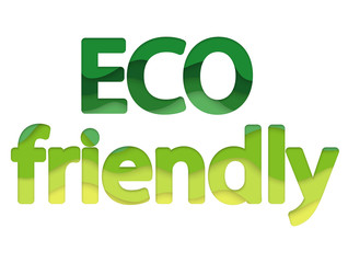 Wall Mural - Eco friendly product logo.