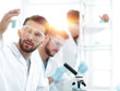 © ASDF - closeup.scientists in the laboratory