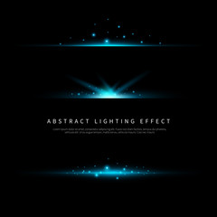 Wall Mural - simple lighting effect vector background