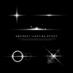 Wall Mural - simple lighting effect vector background