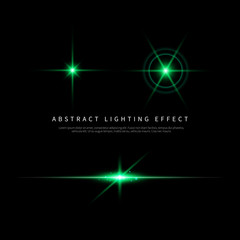 Wall Mural - simple lighting effect vector background