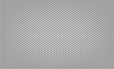 Vector illustration of The gray grille facing the radiator. This part is front of the car body.