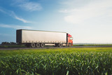 freight truck on the road