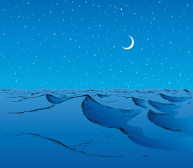 dunes. vector drawing
