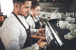 © leszekglasner - Barista team at work, coffee shop business concept