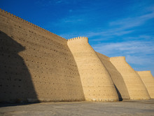 Massive Brick Walls Of Oriental Fortress