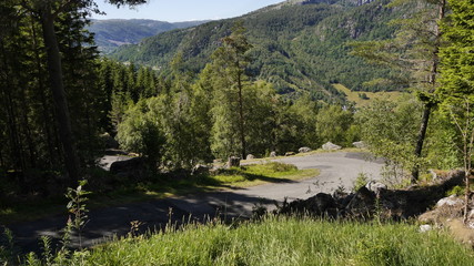 Tronåsen - Historische Straßenverbindung in Südnorwegen